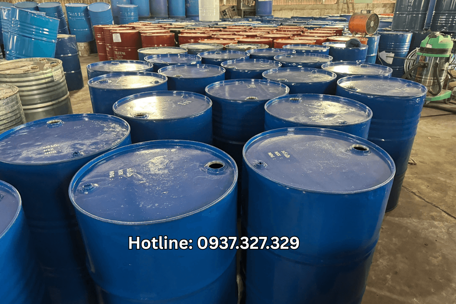 ứng dụng thùng phuy sắt trong công nghiệp 1